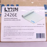 Lynn Replacement Hearthstone Baffle Blanket White 22'' X 14'' 1/4'' 2426E. Fixed Price $29.97.