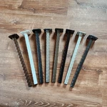 Hammered Style Powder Coated 1" Metal Square Post Legs. Fixed Price $40.99.