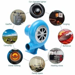 Bbq Fan Combustion Furnace Blower Electric Forge Stove Speed Adjustable. Fixed Price $38.00.