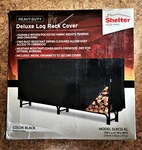 Slrcd-xl Deluxe Weather Protective Firewood Storage Cover, Fits Slrxl Log Rack,. Fixed Price $49.95.
