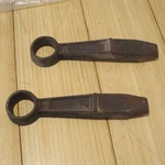 Pair Of Vermont Castings 1306717A & 1306717B Andiron From Dauntless Fireplace. Fixed Price $59.99.
