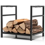 Heavy-duty Steel Firewood Storage Rack Log Holder W/unique Handle & Raised Feet. Fixed Price $19.99.