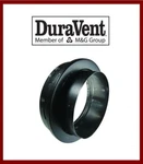 Duravent 6" Duratech Pipe- Finishing Collar With Adapter #6DT-FC New!. Fixed Price $64.99.