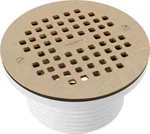 Proflo Brass 6" Grate With 4" Adjustable Drain PF42846. Fixed Price $31.34.