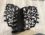 Lither Fireplace Log Holder Firewood Rack Indoor Metal Storage -new 16X16X16. Fixed Price $35.00.