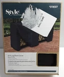 Style Selections 8-FT Log Rack Cover Black 3730327 Front Access Panels #34441. Fixed Price $36.26.