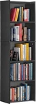 Zeny 5-TIER Bookcase Freestanding Wood Storage Display Open Bookshelf, Black. Fixed Price $84.14.
