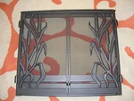 Quadra Direct Vent Fireplace Black Screen Front QV32 DF-32FS-BK New. Fixed Price $169.99.