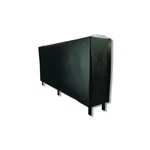 Panacea Black Matte Vinyl Log Rack Cover 15214. Fixed Price $36.95.