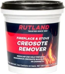 Rutland Creosote Remover, Fireplace, Wood Stove & Chimney Cleaner, 1 Lb Tub. Fixed Price $16.01.