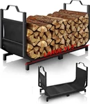 32IN Firewood Rack Indoor, Log Holder With Leakproof Bag, Heavy Duty.... Fixed Price $34.85.