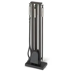 Pilgrim Contemporary Fireplace Tool Set, Matte Black. Fixed Price $349.00.