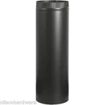 (10)-IMPERIAL Snap Lock 1200F Matte Black Stove Pipe 7" X 24", Ga BM0112. Fixed Price $212.89.