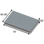 Quadra-fire Baffle Board: SRV7007-146-AMP. Fixed Price $99.95.