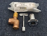 Hearthmaster Pro-flex PF-952 Angled Gas Valve Keyed Assembly W/ Flange. Fixed Price $19.99.