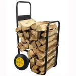 Firewood Log Cart 250LBS Outdoor Indoor Rack Storage Mover Carrier. Fixed Price $75.46.