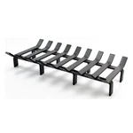 Hi Flame Fireplace Log Grate - Heavy Duty Solid Steel For Wood Stove &. Fixed Price $51.01.