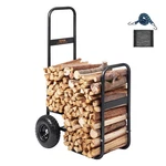 Firewood Log Cart, 250 Lbs Load Capacity, Outdoor And Indoor Rack Storage M. Fixed Price $96.36.