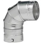 (6) Metal-fab 4" B-vent Degree Adjustable Double Wall Elbow 4M90 Case Of. Fixed Price $138.00.