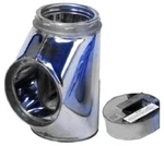 Selkirk Metalbestos 6T-IT Insulated Tee With Plug Stainless. Fixed Price $218.29.