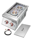 Vevor Double Grilling Side Burners For Outdoor 2X17,000BTU Propane & Natural Gas. Fixed Price $295.99.