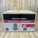 Supervent 6" Retro-fit Attic Insulation Shield JSC6SAIS Insulated Chimney New. Fixed Price $27.50.