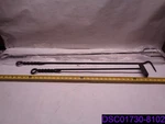 QTY=1 Set Of 3:ACHLA Rope Design Wrought Iron Ho/poker/fork WFR-01 WRM-02H WR02P. Fixed Price $94.32.