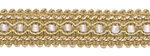 Copro 1" Imperial Collection Gimp Braid Trim, Ivory Beige Gold 10 Yards. Fixed Price $29.98.