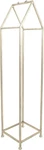 Chic Metal House Firewood Holder With Handle - Nickel Finish. Fixed Price $238.99.