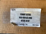 0003274 Outside Air Adapter Vermont Castings Fireplace. Fixed Price $100.00.