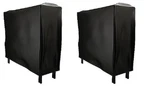 (2) Panacea 15213 48" Black Vinyl Log Rack Firewood Protective Covers. Fixed Price $61.90.
