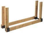 Dagan Pair Of Log Brackets, Black. Fixed Price $94.00.