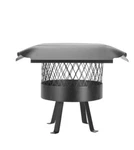 Hy-c Chimney Cap 14"HX10"W Round Slip-in Welded Leg 1FLUE Black Galvanized Steel. Fixed Price $69.00.