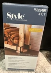 Style Selections Log Brackets Matte Black FINISH-4 Count Upc 093432010754. Fixed Price $19.88.