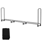 Peakpursuit 12FT Firewood Rack Outdoor With Waterproof Cove, Heavy Duty Logs Hol. Fixed Price $177.80.