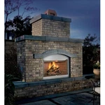 Fmi S36 Vantage Hearth Laredo Outdoor Wood Fireplace - White Stacked Brick Liner. Fixed Price $2711.16.