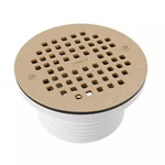 Proflo 3.5 Ips Drain Barrel With 6" Brass Grate PF42846. Fixed Price $26.95.