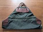Orvis Company Canvas And Leather Log Firewood Carrier Bag. Fixed Price $37.99.