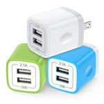 Plug Wall Adapter,usb Charger Box Fast Charging Block CUBE,5V/2.1A Univer.... Fixed Price $35.92.
