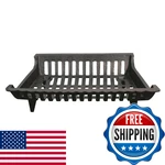 Panacea 18 Inch Cast Iron Fireplace Grate For Log Carriers And. Fixed Price $75.81.