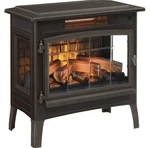 Duraflame Freestanding Electric Fireplace Stove Heater With 3D Effect. Fixed Price $125.00.