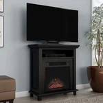 Electric Fireplace Tv 29 Freestanding Console With Shelf, Faux Logs. Fixed Price $234.99.