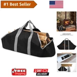 Heavy-duty Canvas Firewood Tote Large Log Carrier For Fireplaces And Camping. Fixed Price $32.18.