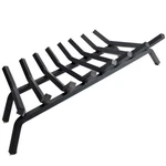 33 Inch 8 Bar Fire Grates, Heavy Duty Solid Steel Indoor Chimney Hearth Outdo.... Fixed Price $255.12.