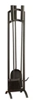 Panacea 15891 Steel Matte Black Fireplace Tool Set 7 In.. Fixed Price $44.00.