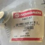 Norgren 3407-17 Seal Repair Kit W/ O-rings, Diaphragm & Spring, Rubber. Fixed Price $11.99.