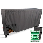 Firewood Cover V2.0 8FT Pile Log Rack, Heavy Duty Waterproof 600D.... Fixed Price $68.62.