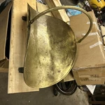 1940 Solid Brass Fire Wood Holder Claw Feet. Fixed Price $255.55.