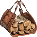 Heavy Duty Leather Firewood Carrier Tote Bag For Fireplace & Campfire 44X20. Fixed Price $116.99.