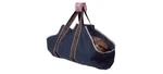 Panacea 15251 Fireplace Log Tote, Black Canvas, 12 X 27 In. Matte. Fixed Price $22.02.